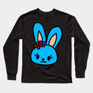 Blue bunny Long Sleeve T-Shirt